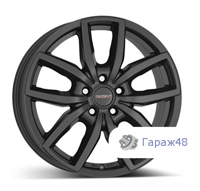 Dezent TE R17 / 7.5J PCD 5x114.3 ET 38 ЦО 71.6 Литые Черный матовый
